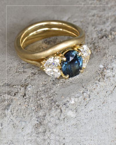 Sapphire and Diamond Ring - Baret Collection