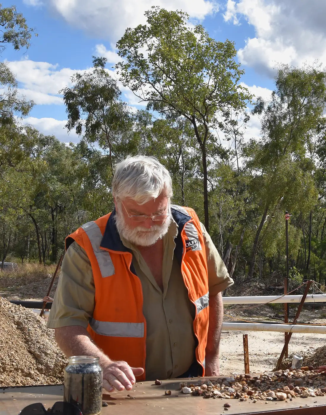 On the Queensland sapphire fields