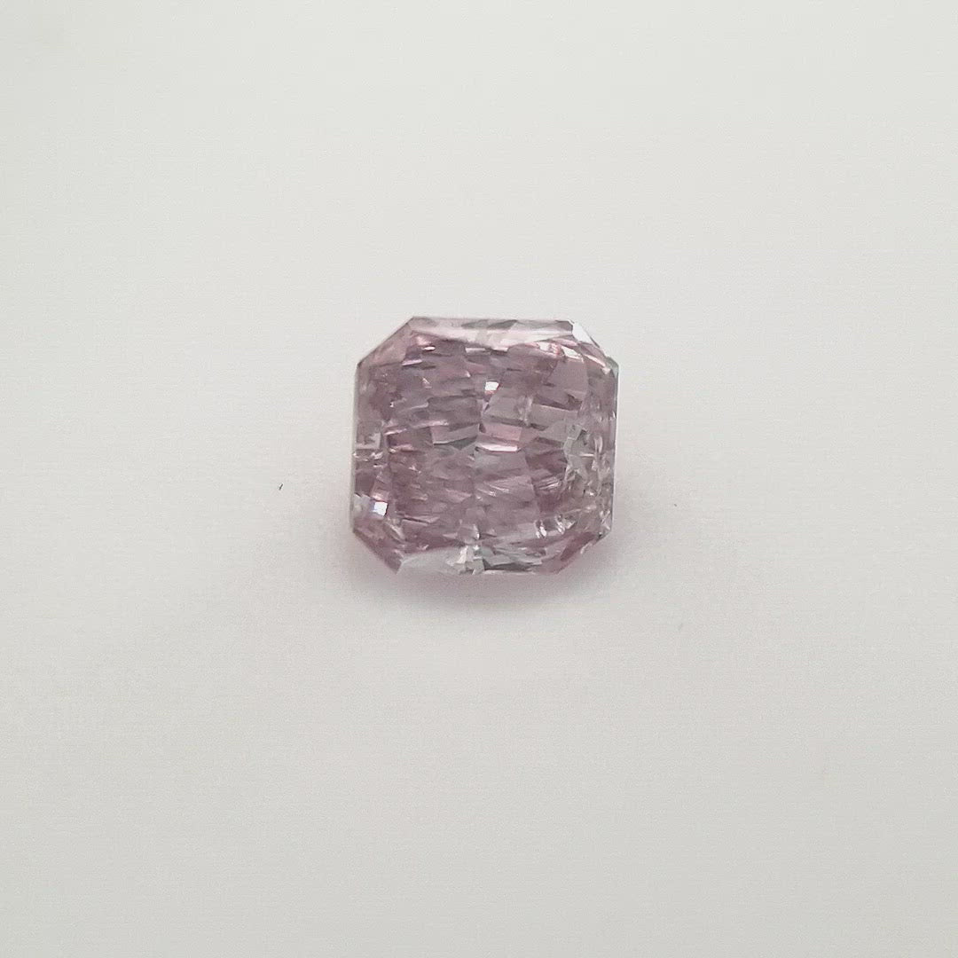 0.26ct Diamond, Pink - Square