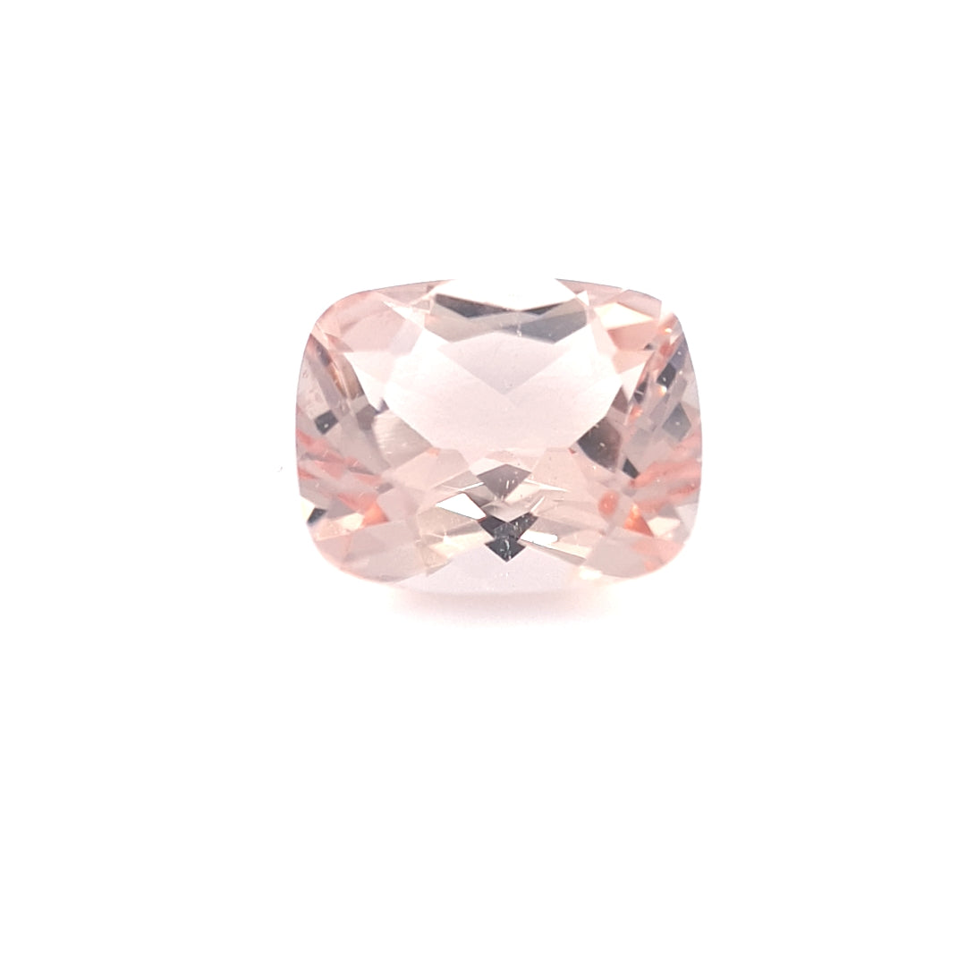 Cushion cut deals morganite