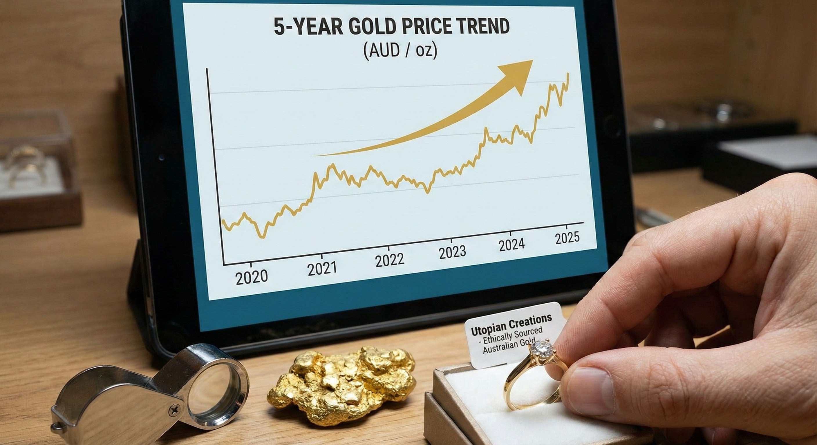 The Gold Standard Analysing the 5Year Gold Price Trend in Australia