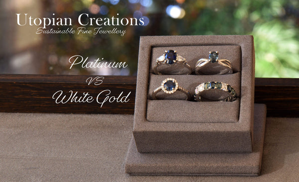 White Gold vs Platinum for Engagement and Wedding Rings: