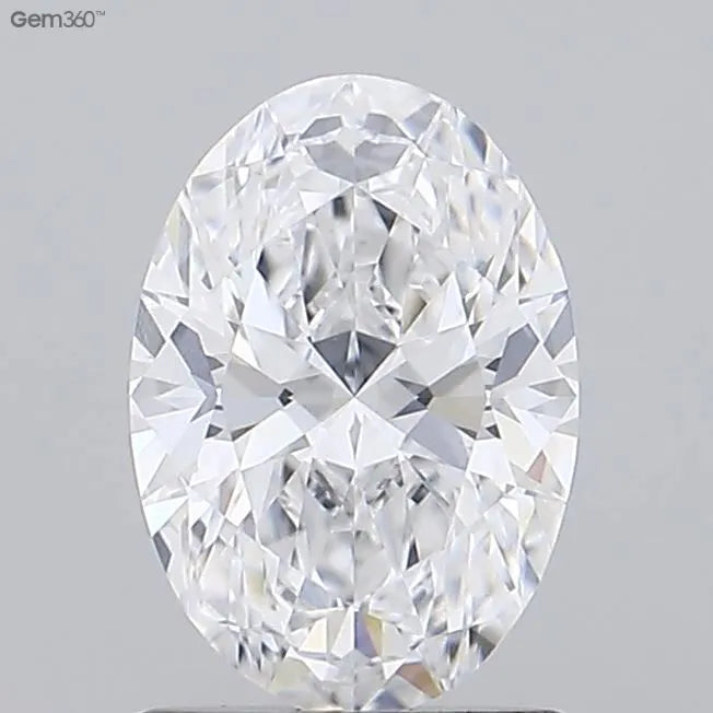 1.02ct Oval Lab Grown Diamond (Colour D, Clarity VVS2, IGI Certified)