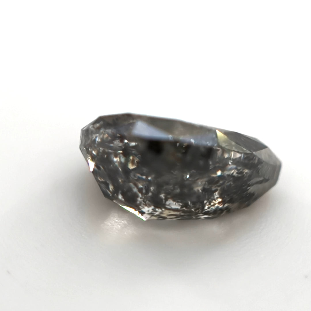 1.10ct Salt &amp; Pepper - Pear cut
