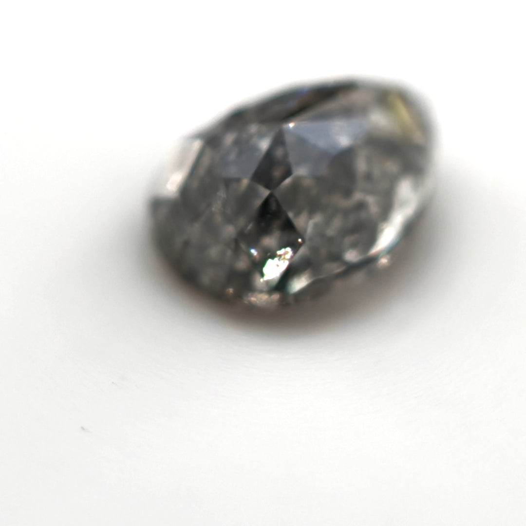 1.10ct Salt &amp; Pepper - Pear cut