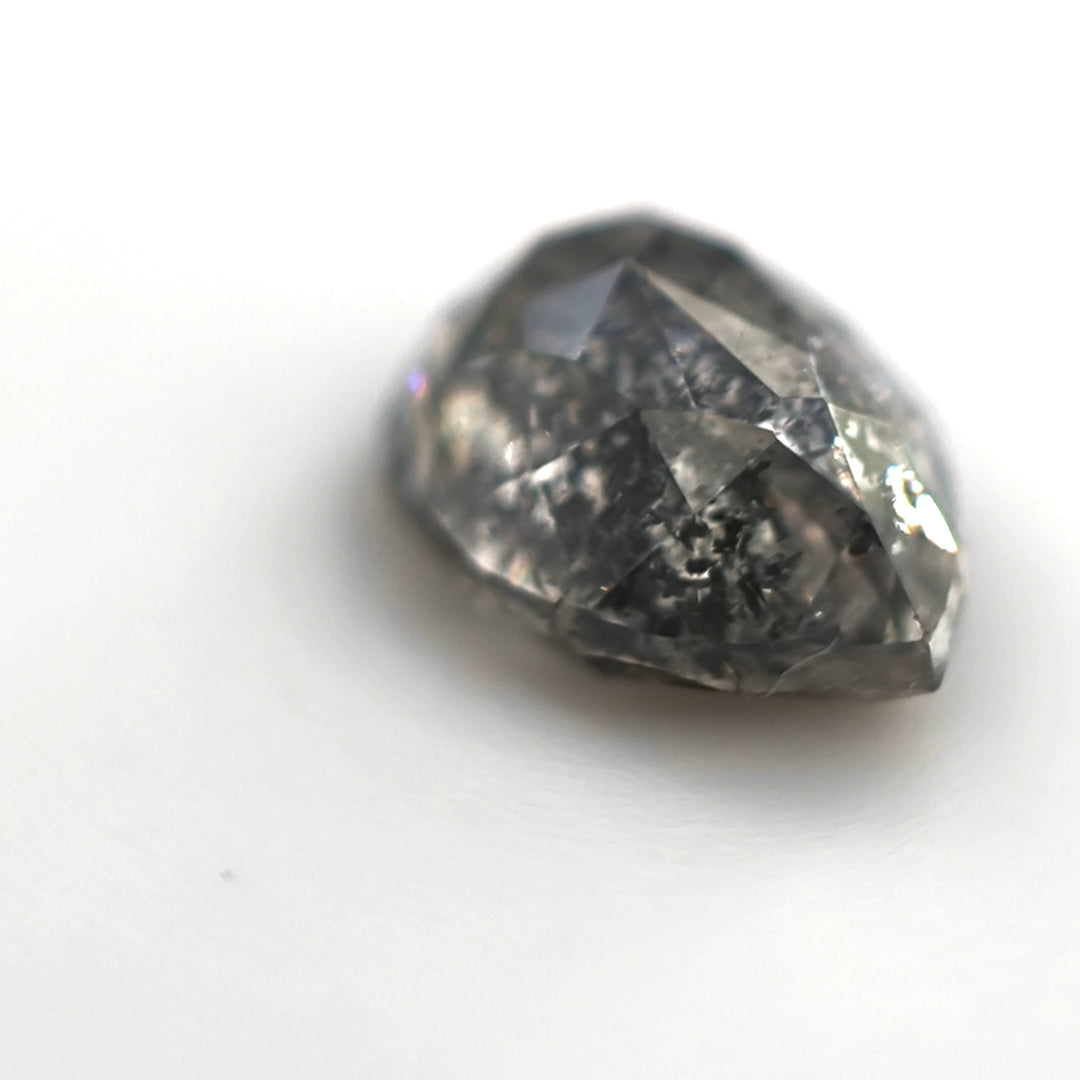 1.10ct Salt &amp; Pepper - Pear cut