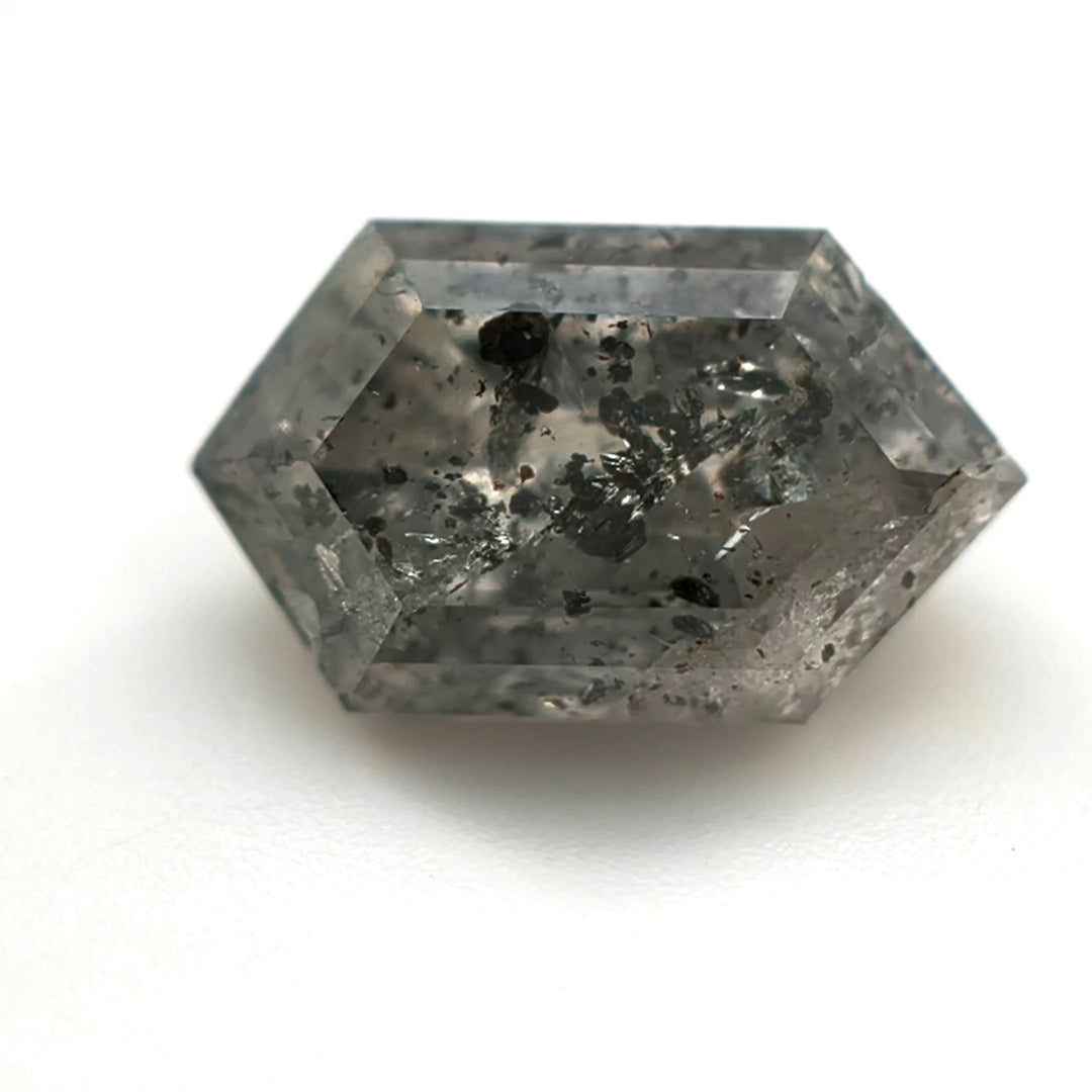 1.42ct Salt &amp; Pepper Dia - Hex