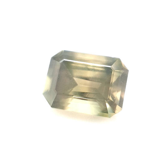 1.57ct Australian Sapphire, Straw Yellow - Emerald Cut