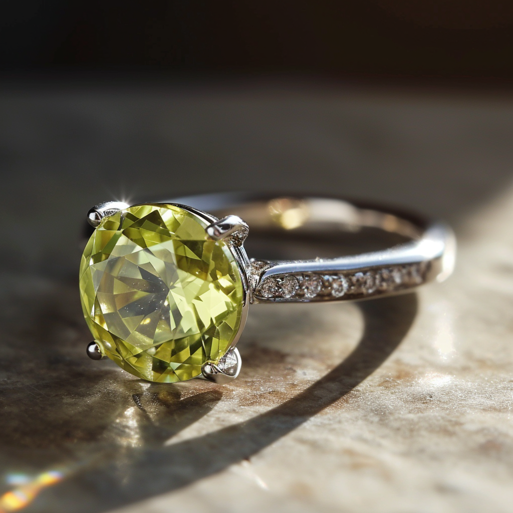 4.15ct Australian Yellow/Parti Sapphire - Round