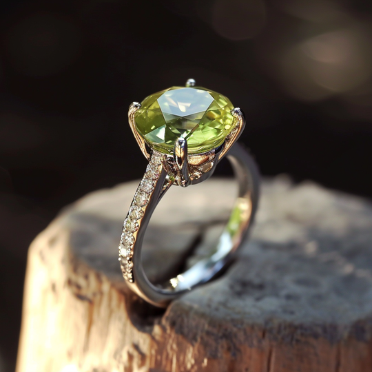 4.15ct Australian Yellow/Parti Sapphire - Round