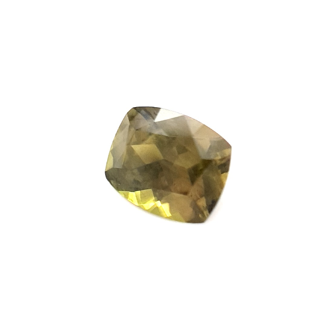 0.85ct Australian Sapphire, Brown, Chocolate - Cushion Cut