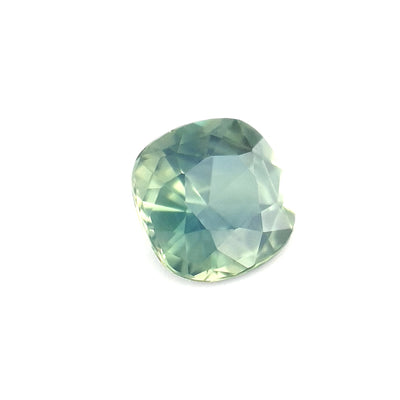 0.89ct Australian Sapphire, Green Teal - Cushion