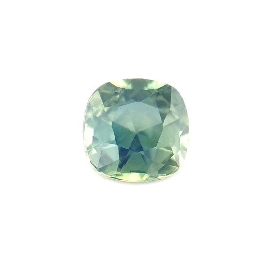 0.89ct Australian Sapphire, Green Teal - Cushion