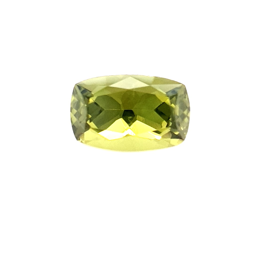 1.11ct Australian Sapphire, Green, colour change to chartreuse  - Long Cushion Cut