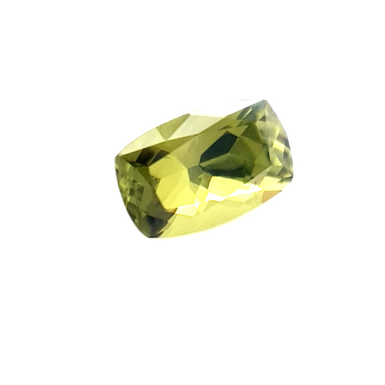 1.11ct Australian Sapphire, Green, colour change to chartreuse  - Long Cushion Cut