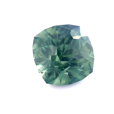 3.01ct Australian Sapphire, Teal, Blue, Green Parti - Square Cushion Cut