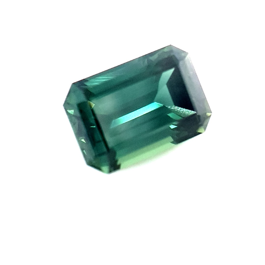 1.90ct Australian Sapphire, Teal  - Emerald Cut