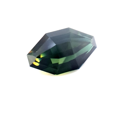 2.15ct Australian Sapphire, Parti, Blue, Green, Yellow  - Marquise Step Cut