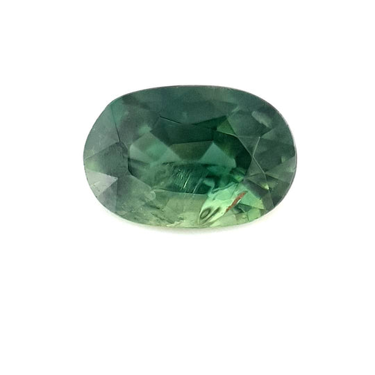 0.77ct Australian Sapphire, Parti, Green, Blue - Oval