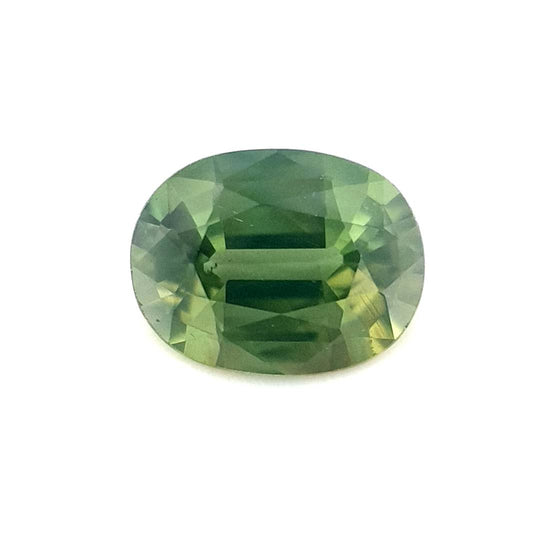 0.85ct Australian Sapphire, Green - Oval