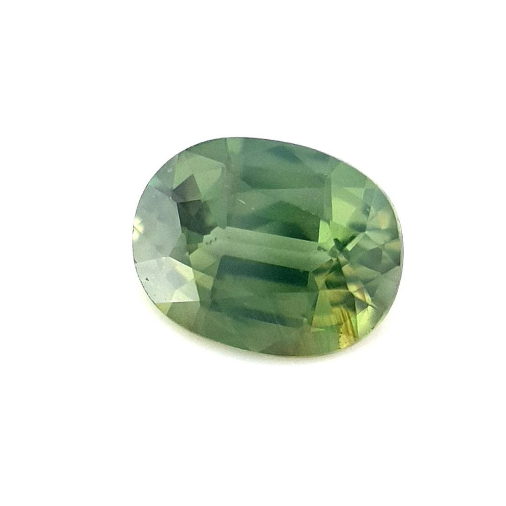 0.85ct Australian Sapphire, Green - Oval