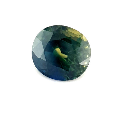 1.14ct Australian Sapphire, Parti, Blue, Green, Teal, Yellow - Oval