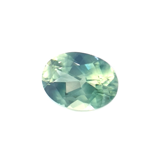 1.17ct Australian Sapphire, Parti, Blue, Green, Yellow, Teal - Oval