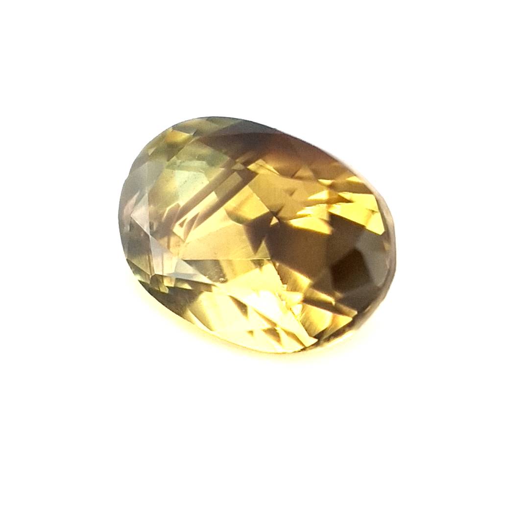 1.19ct Australian Sapphire, Yellow, Brown - Oval