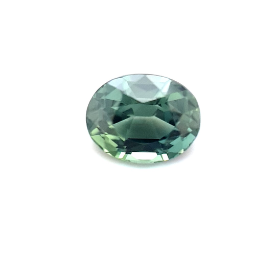 1.24ct Australian Sapphire, Blue, Teal, Green  - Oval Cut