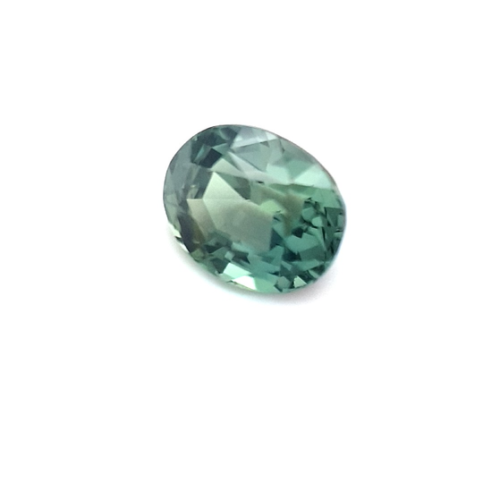 1.24ct Australian Sapphire, Blue, Teal, Green  - Oval Cut