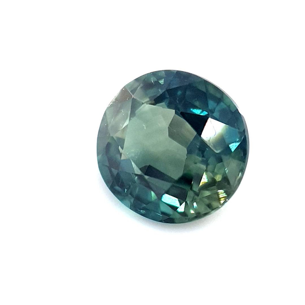 1.29ct Australian Sapphire, Parti, Blue, Green, Teal - Oval