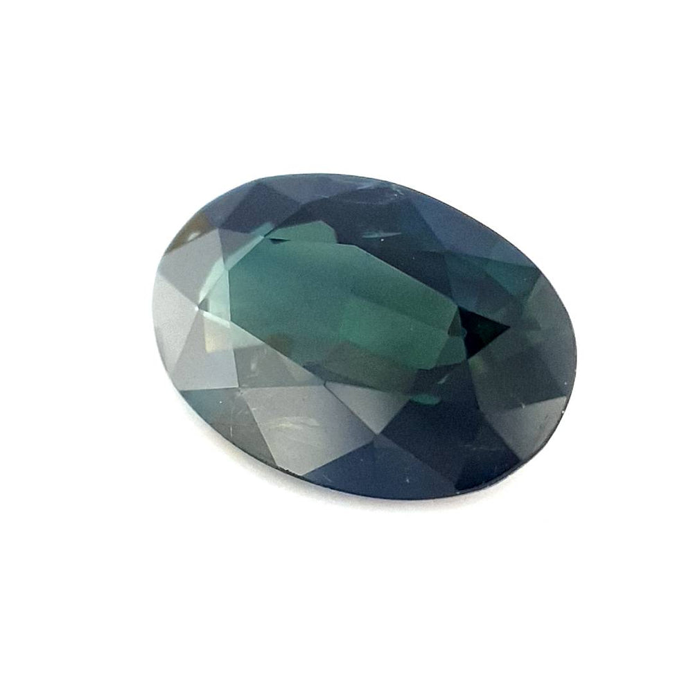 1.30ct Australian Sapphire, Deep Teal - Oval