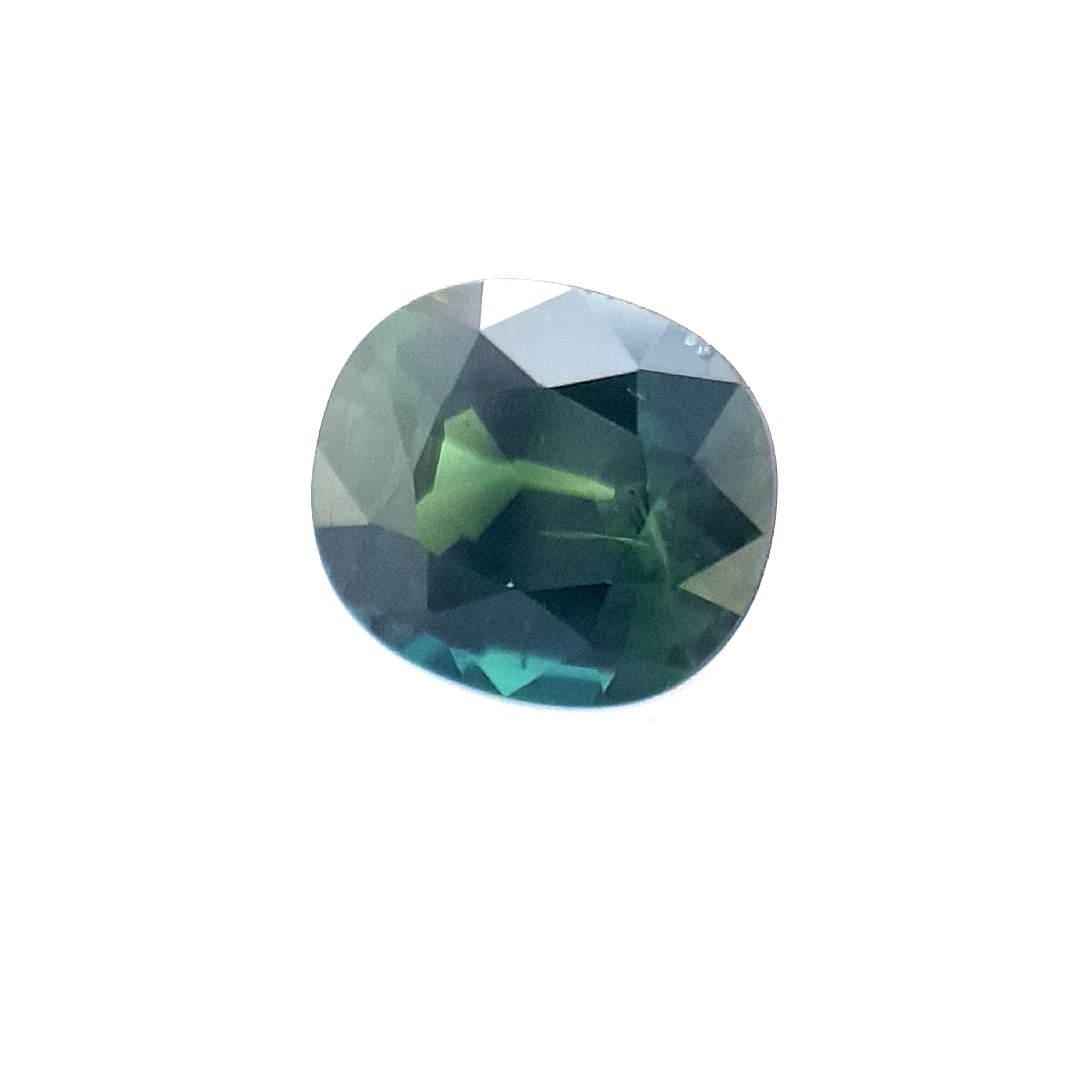 1.37ct Australian Sapphire, Blue, Green, Teal - Oval Cut