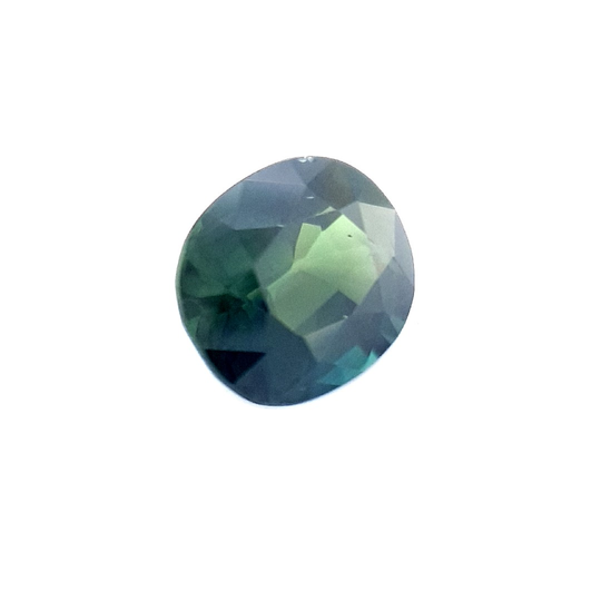 1.37ct Australian Sapphire, Blue, Green, Teal - Oval Cut