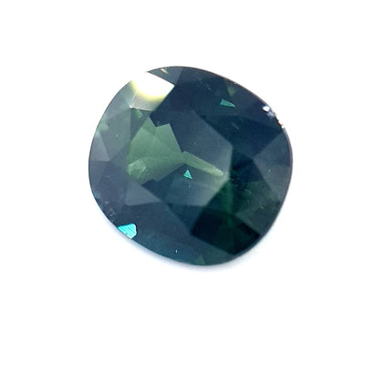 1.37ct Australian Sapphire, Parti, Blue, Green, Teal - Oval