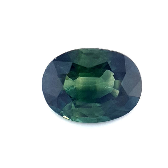 1.42ct Australian Sapphire, Parti, Blue, Green - Oval