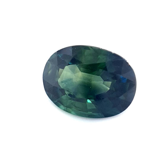 1.42ct Australian Sapphire, Parti, Blue, Green - Oval