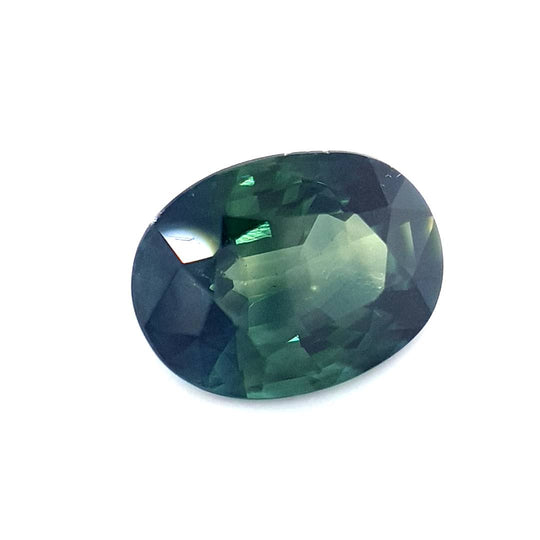 1.42ct Australian Sapphire, Parti, Blue, Green - Oval
