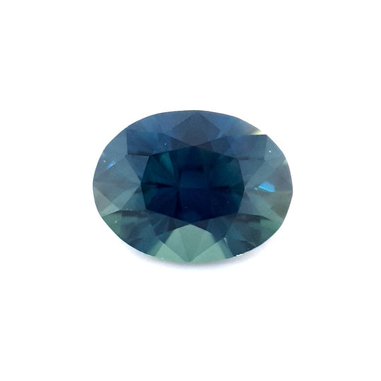 1.56ct Australian Sapphire, Blue, Teal - Oval