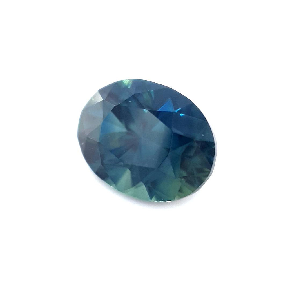 1.56ct Australian Sapphire, Blue, Teal - Oval