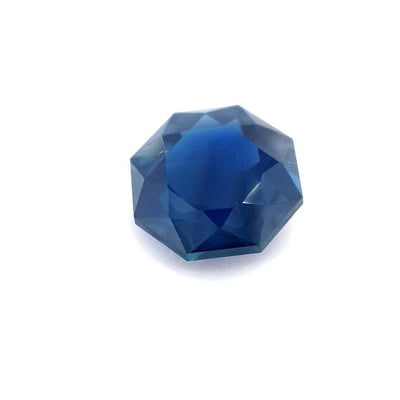 1.33ct Australian Sapphire, Teal, Blue - Octagon Cut