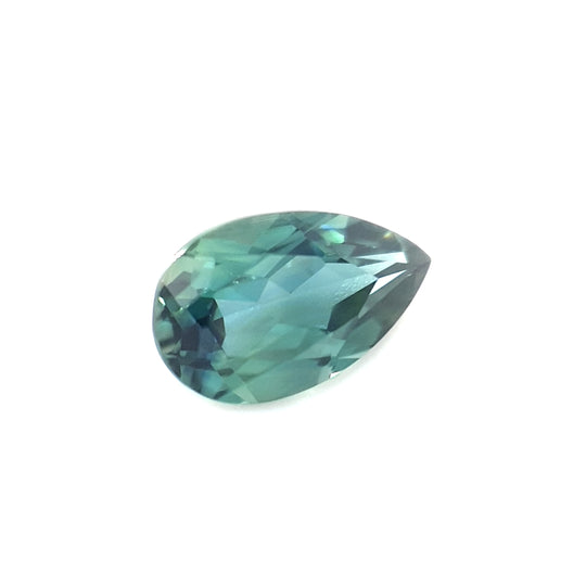 1.09ct Australian Sapphire, Blue, Teal - Pear