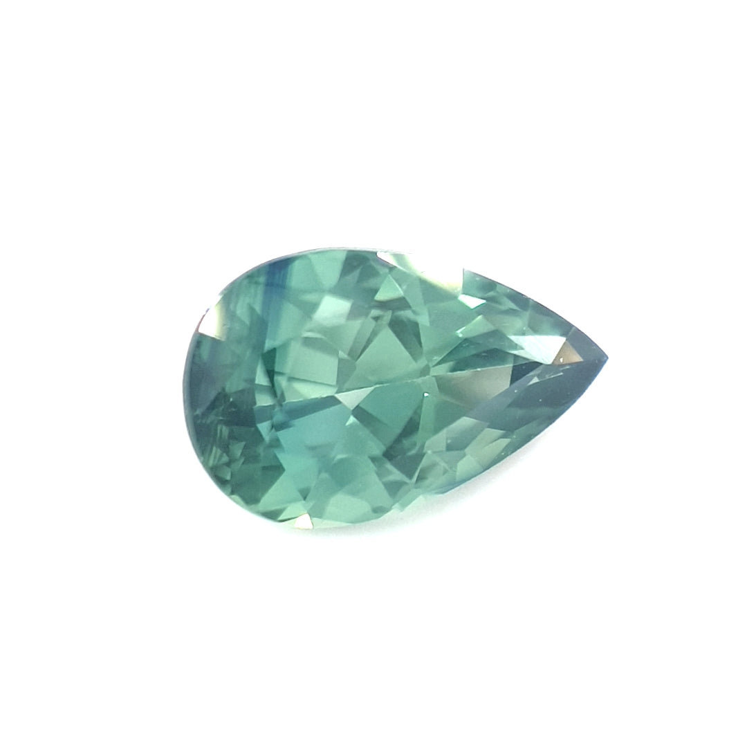 2.03ct Australian Sapphire, Blue, Teal - Pear