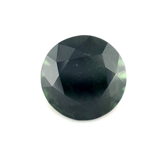 1.16ct Australian Sapphire, Deep green - Round