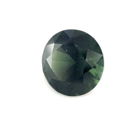 1.16ct Australian Sapphire, Deep green - Round
