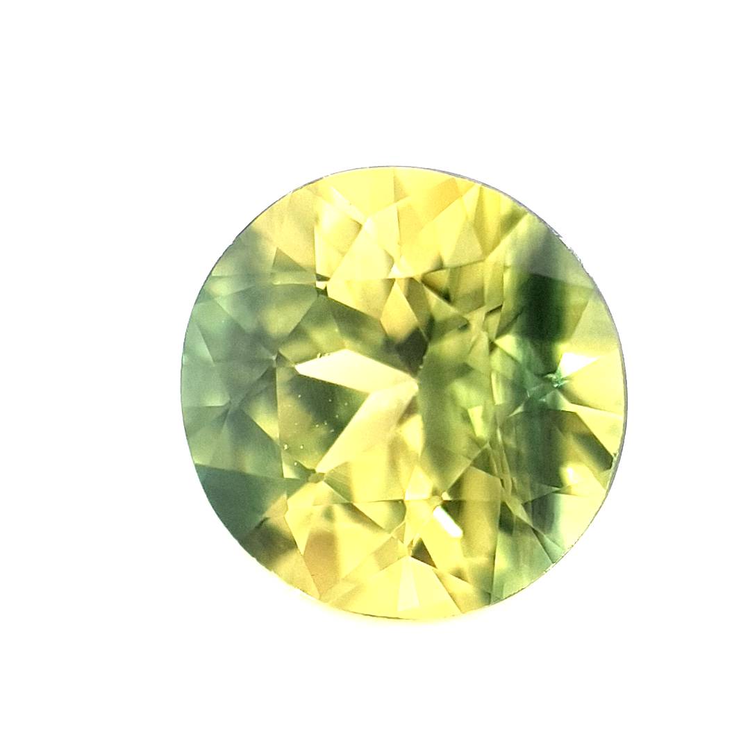 1.75ct Australian Sapphire, Parti, Yellow, Blue, Green - Round