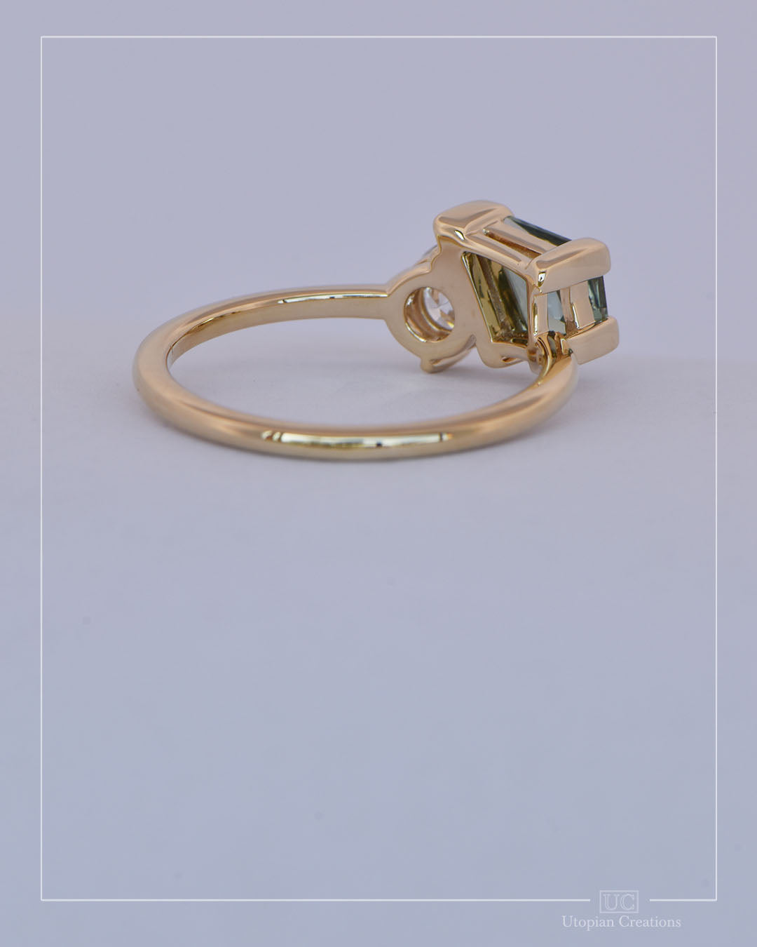 Aconita – Toi et Moi Australian Sapphire & Diamond Ring