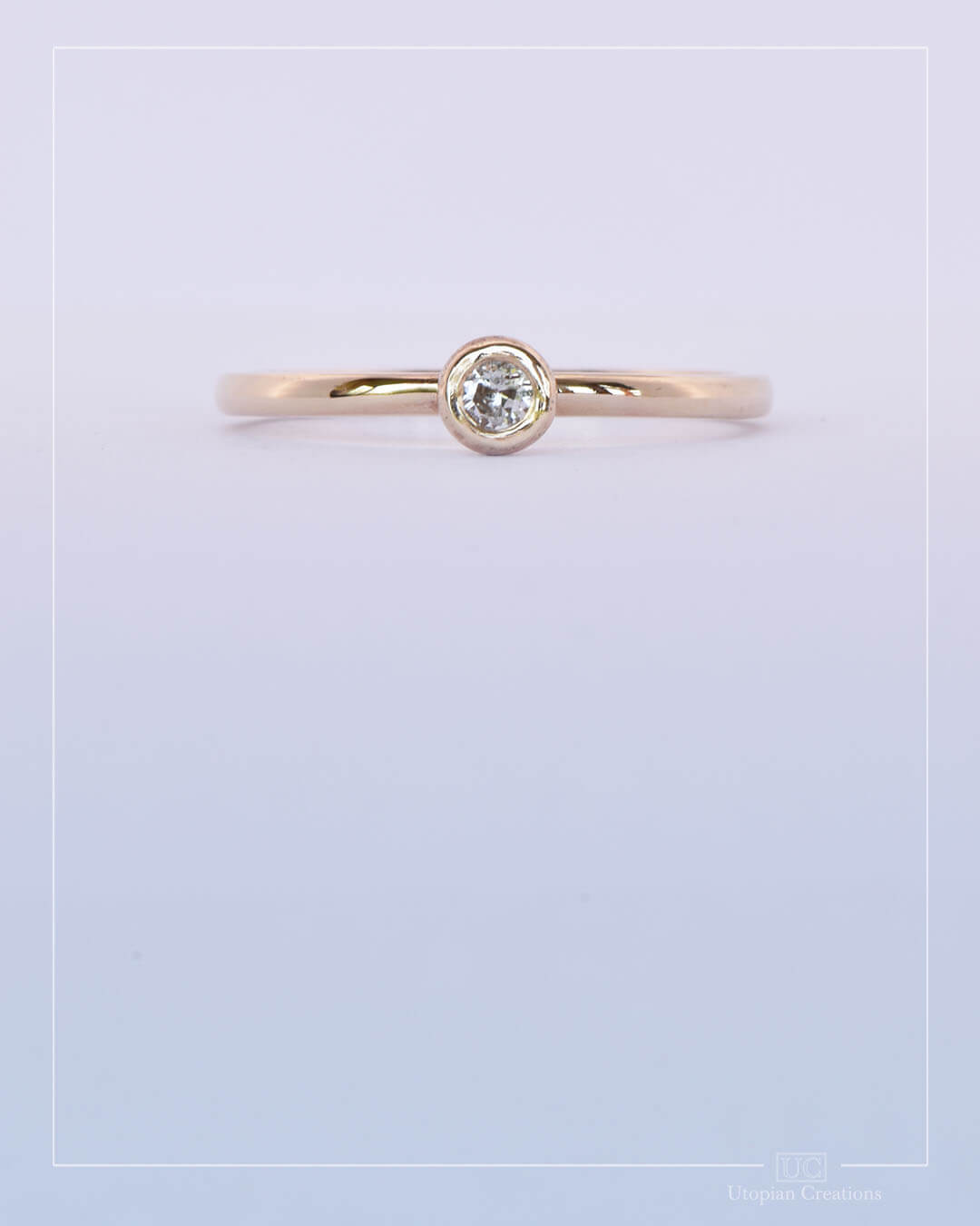 Calliope - Antique Diamond Pebble Ring