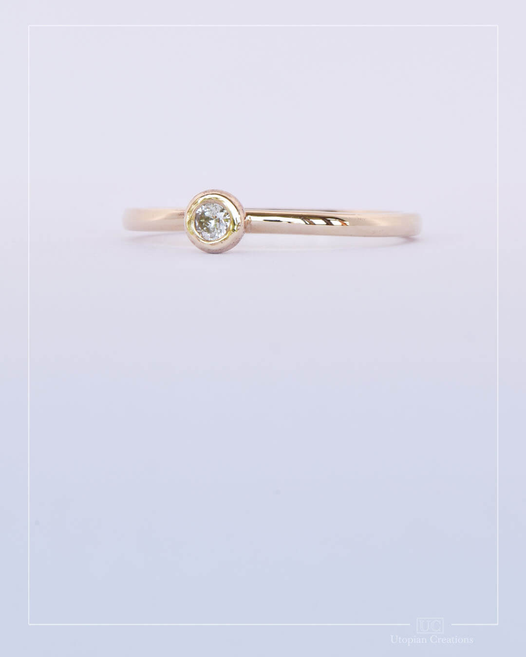 Calliope - Antique Diamond Pebble Ring