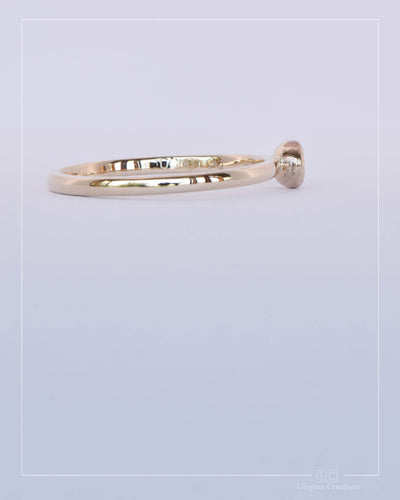 Calliope - Antique Diamond Pebble Ring